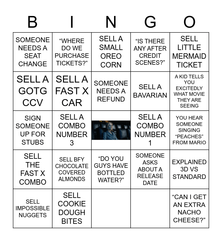 Amc penn square 10 bingo card