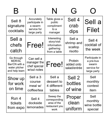 Blackwall Bingo Card