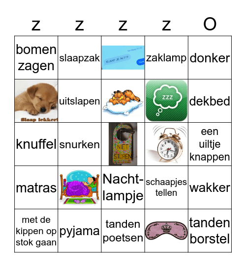 kussen Bingo Card