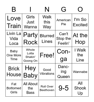 Honky Tonk 50s-10s 2023 Bingo Card