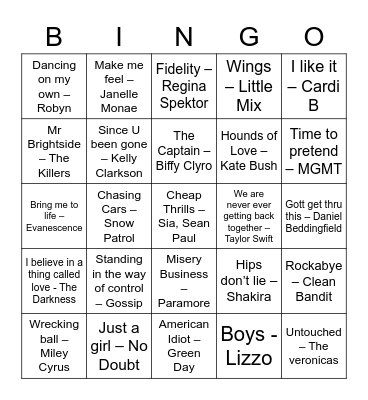 Ruth's Bingo Extravaganza Bingo Card