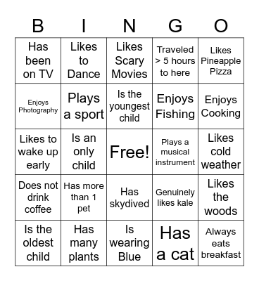 BRAIN, Neuroscience and Beyond Bingo Card