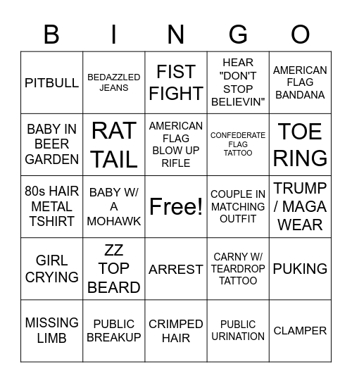 CURWOOD BINGO Card