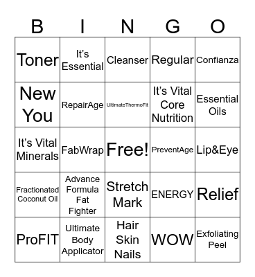 IT WORKS! Bingo Card
