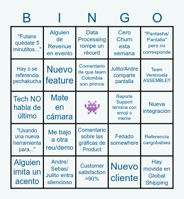 Friday KPIs Bingo Card