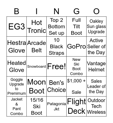 MSO BINGO Card