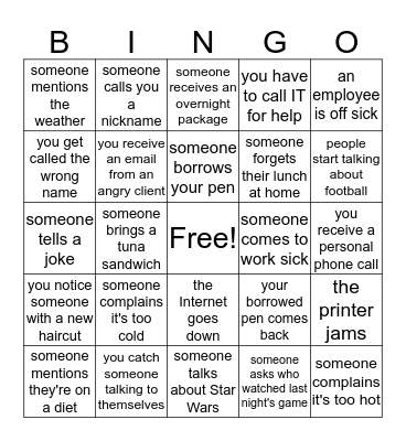 SUPER BOWL L BINGO Card