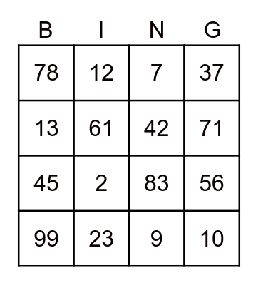 Work | Life Balance Bingo Card Bingo Card