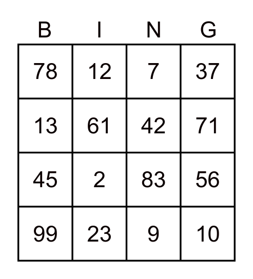 Work | Life Balance Bingo Card Bingo Card