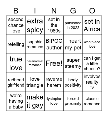 🌶️ Spicy 🌶️ Bingo Card