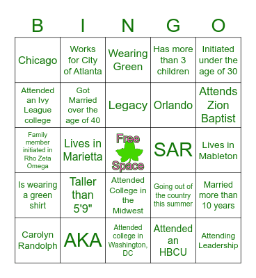 Spring 2022 Mentoring Event Bingo Card