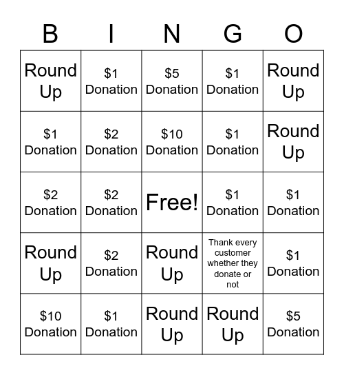 Children's Miracle Network!! Bingo Card