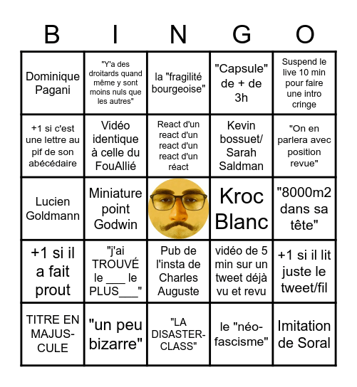 Bingo PasDühring Bingo Card