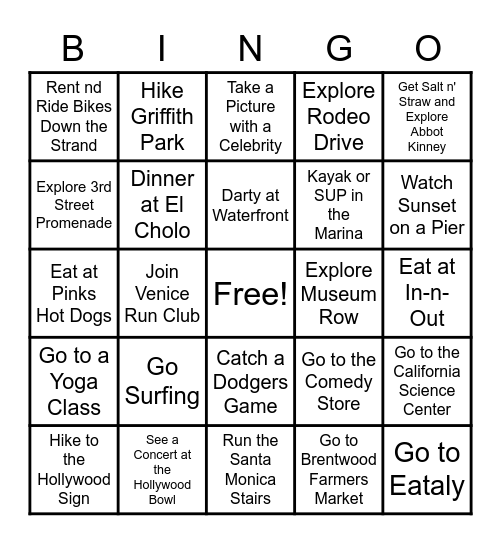 Intrepid Summer 2023 Bingo Challenge Bingo Card