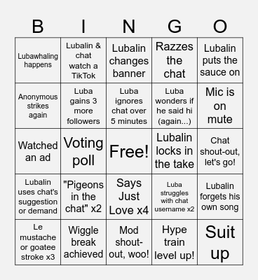 Lubingo Card