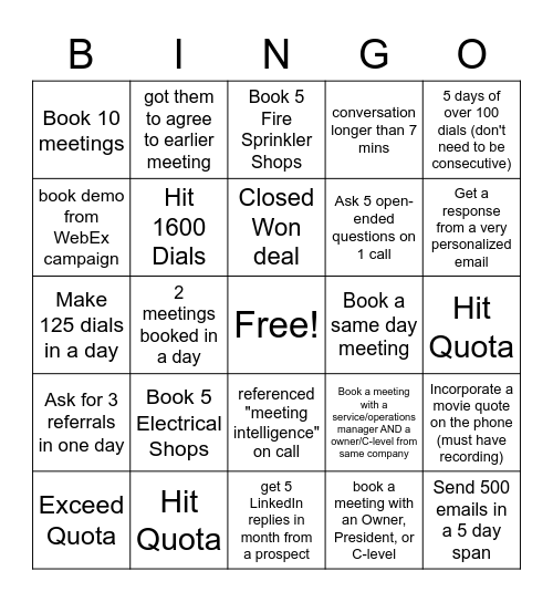 BuildOps June Monthly Bingo! Bingo Card