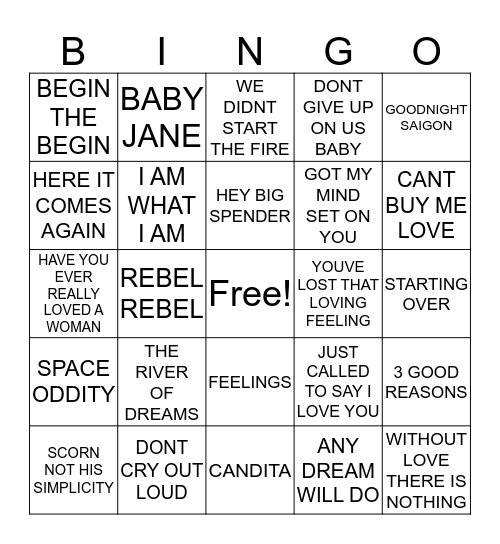 LAYTOWN Bingo Card