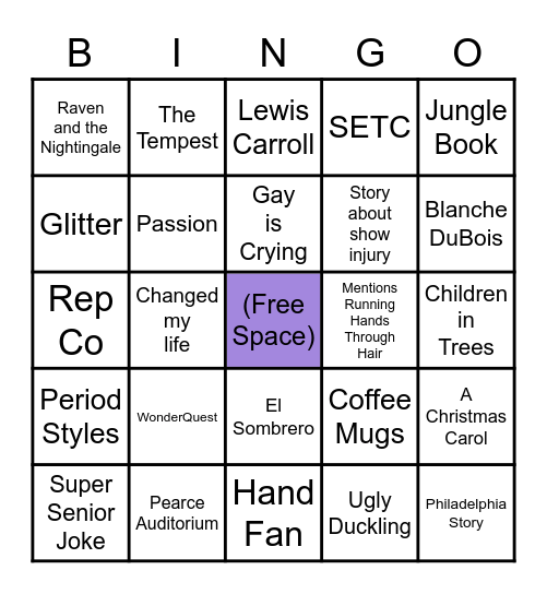 Gay Hammond Retirement Toasts Bingo Card