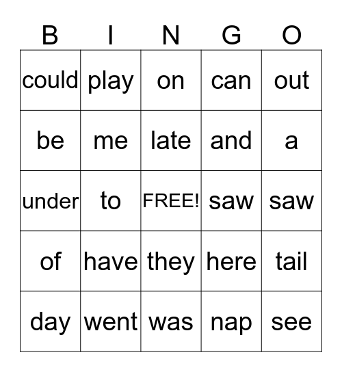 February-3 Bingo Card