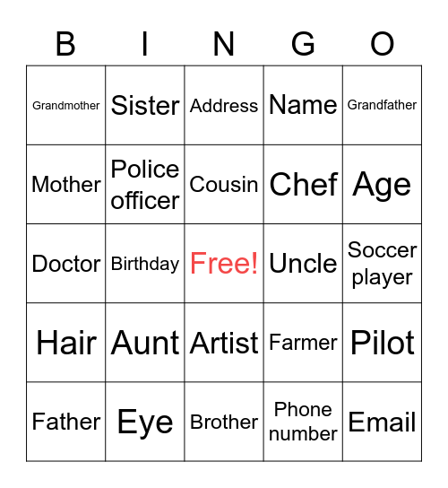 Unit 1 m1 vocaculary A-C Bingo Card