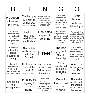 Fubar Bingo Card