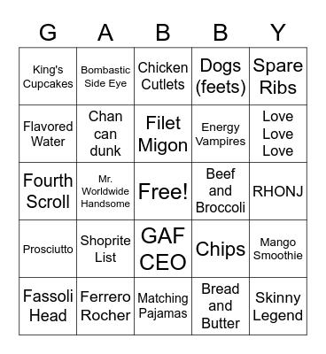 Happy Birthday Bingo Card