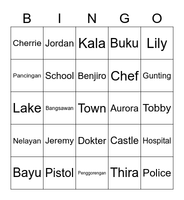 Bingo bing bingo Card