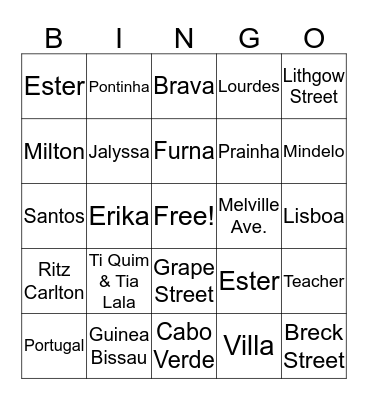 Loty's Bingo Card