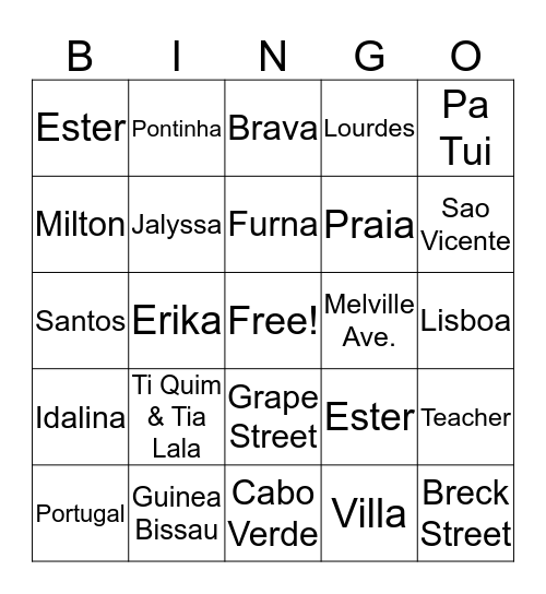 Loty's Bingo Card