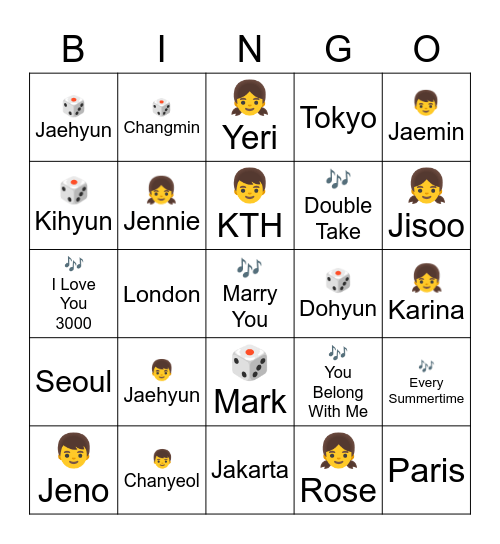 🦋ⁿⁱⁿᵍⁿⁱⁿᵍ Bingo Card
