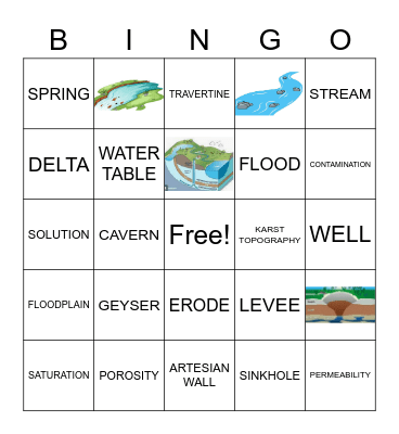 SECTION 6.3 BINGO Card
