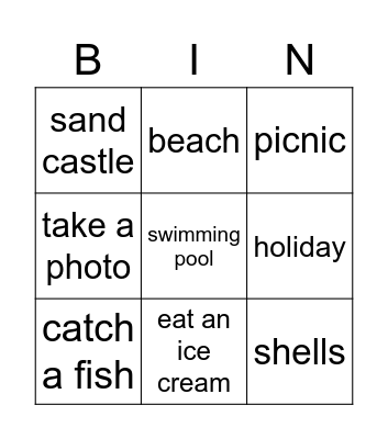 HOLIDAY BINGO Card