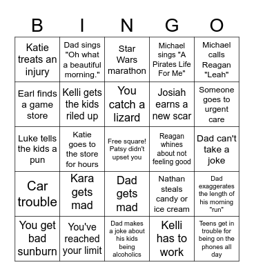 Texas 2023 Bingo Card