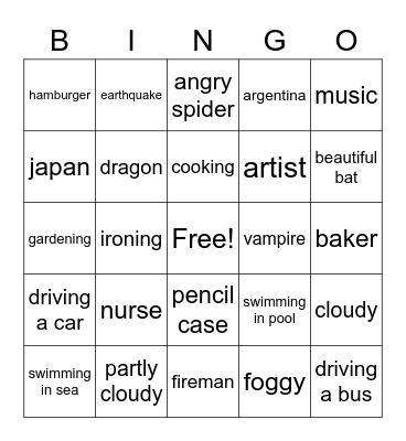 Cute Babies Bingo Card