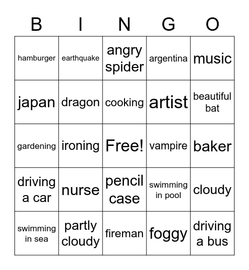 Cute Babies Bingo Card
