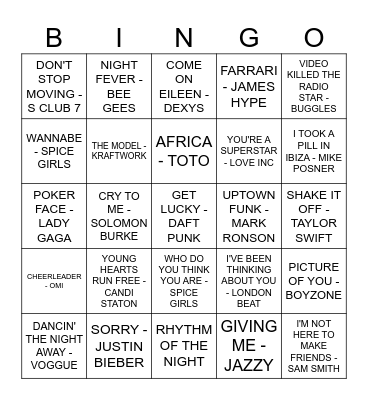HAPPY BIRTHDAY RYAN Bingo Card