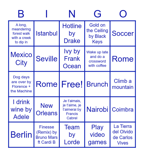 Equimundians Bingo Card