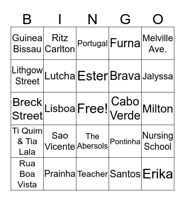 Loty's Bingo Card