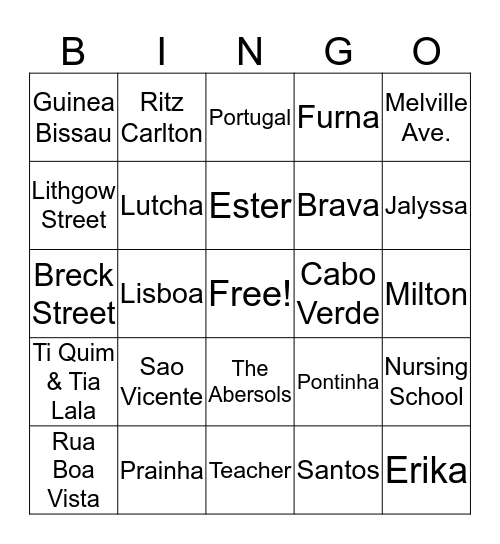 Loty's Bingo Card