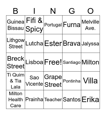 Loty's Bingo Card