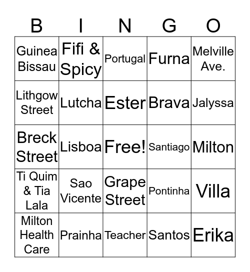 Loty's Bingo Card