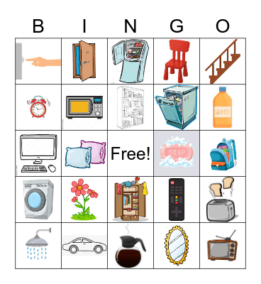 Rhymes Bingo Card