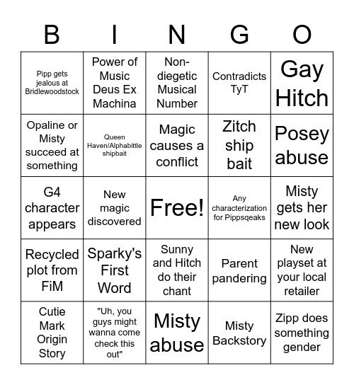 Mark Your Make Bingo Card