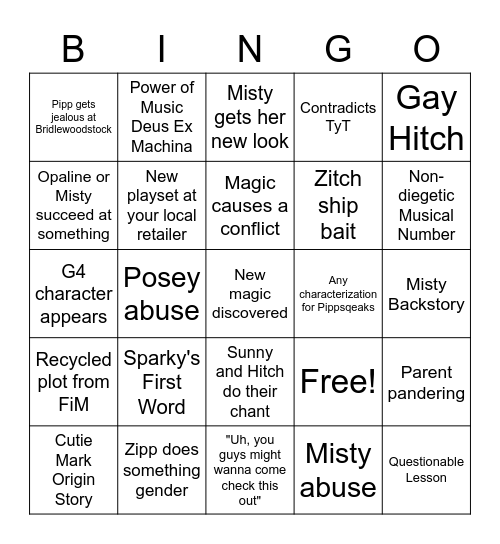 Mark Your Make Bingo Card