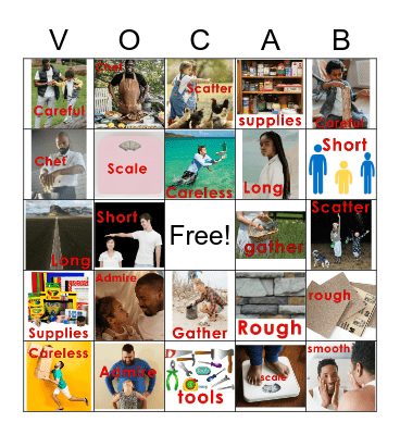 First Grade Module 1 Bingo Card