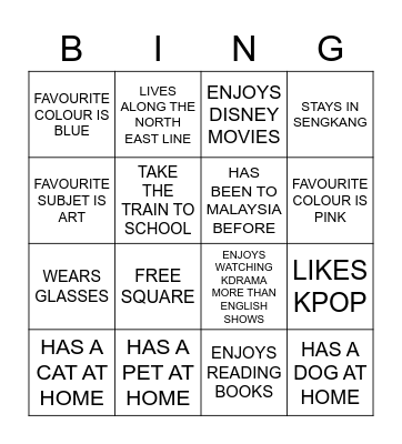 CAN 3 BINGO! Bingo Card