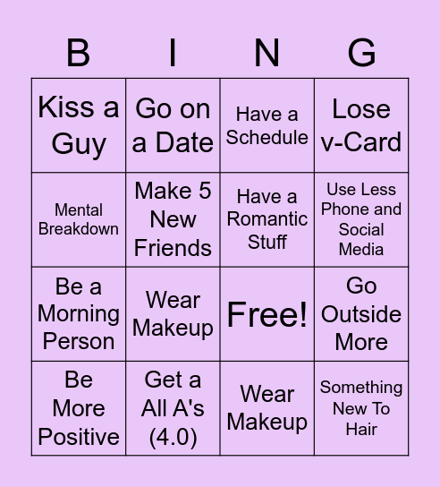 Summer 2023 Bingo Card