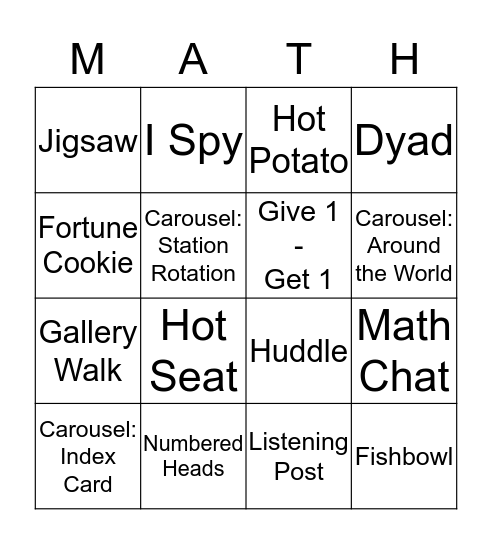 STTS BINGO Card