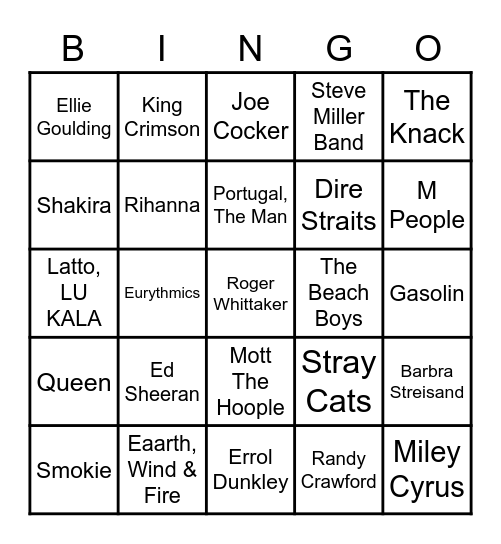 🚦Helenes bingo🚦 Bingo Card