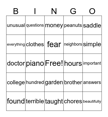 A Flower is a Weed Bingo Card